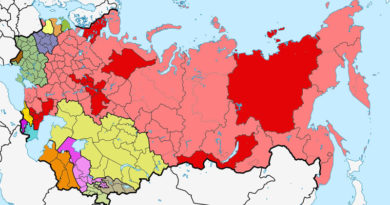 Карта Советского Союза