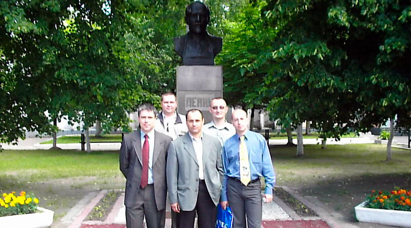 Памятник Ленину в Военной академии Беларуси