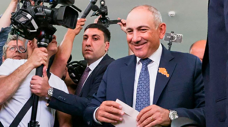 Партия Гражданский договор с премьер-министром Армении Николом Пашиняном выиграла выборы