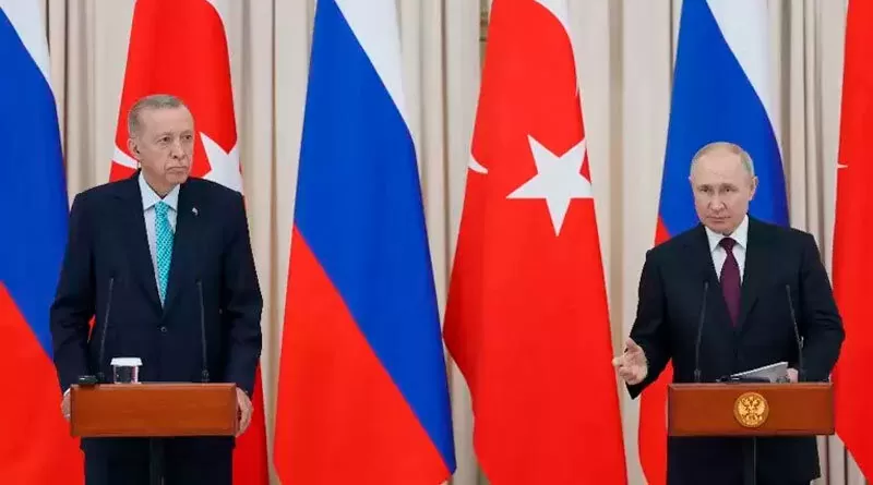 Реджеп Эрдоган и Владимир Путин